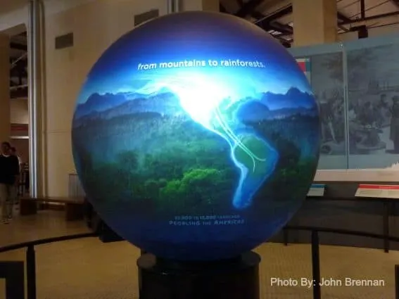 Ellis Island globe