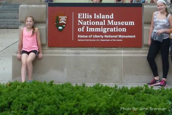 EllIis Island sign