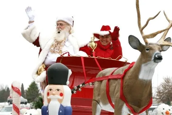 Santa Claus Christmas Parade Indiana