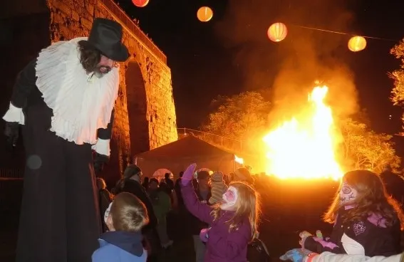 things to do in pennsylvania: the Scranton Bonfire at the Iron Furnances