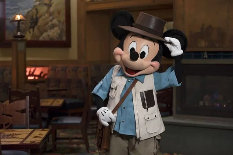 Mickey tales character dining