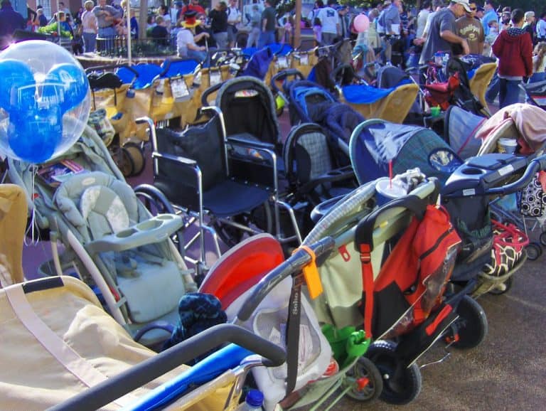 Strollers at Disney World