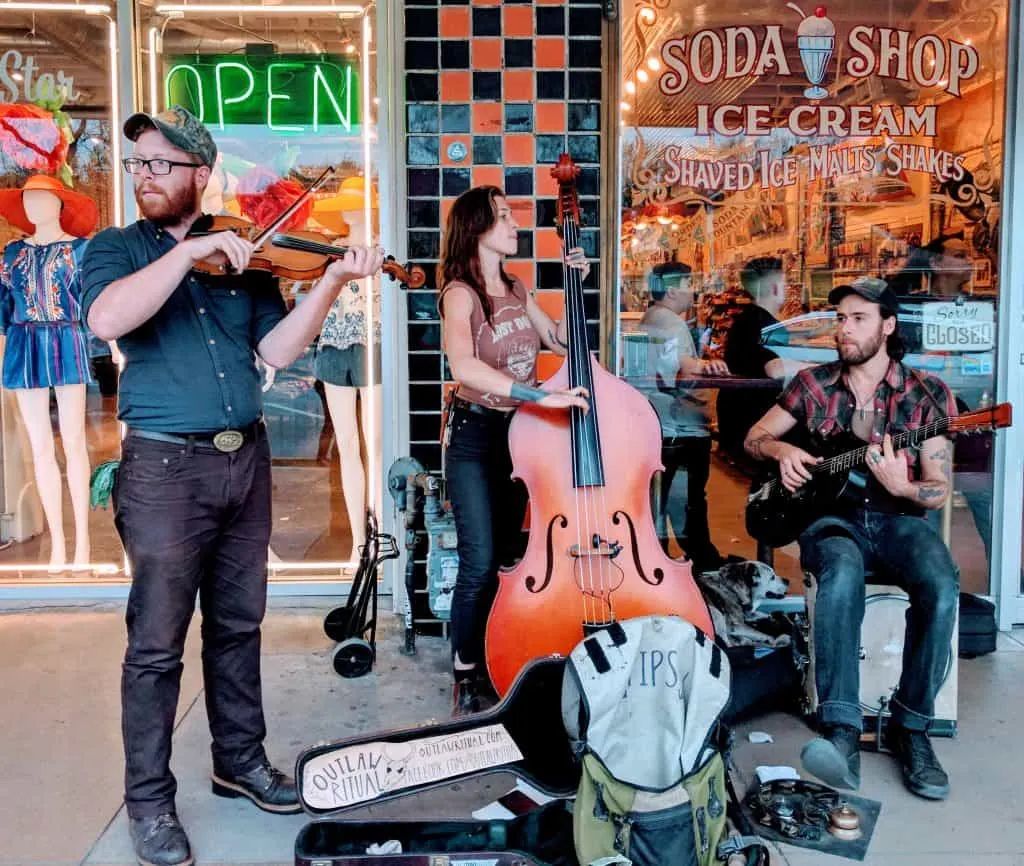 Live music on South Congress Avenue