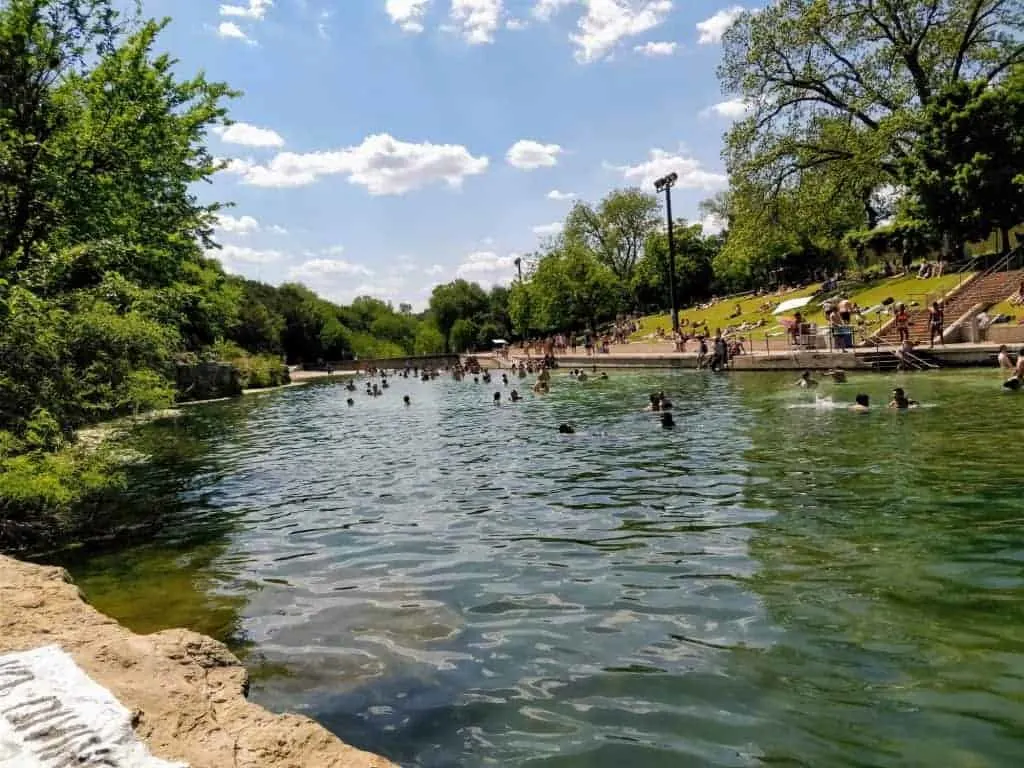 Barton Springs Pool in Zilker Park