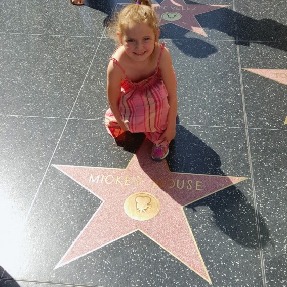 The Hollywood Walk of Fame boasts stars of the stars; kids love finding their favorites