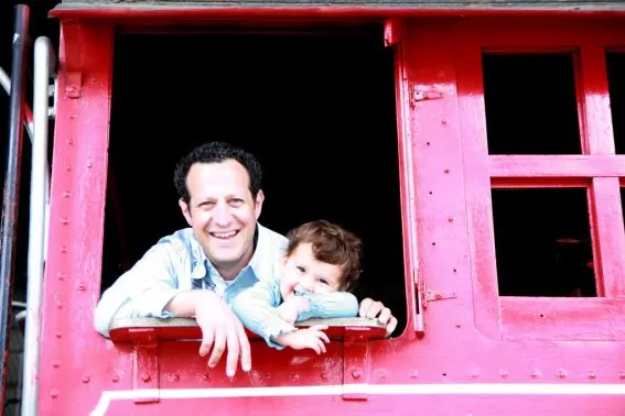 Travel Town, located in LA's Griffith Park, is the perfect place to take your train loving kids. Oh, and it's free! #trains