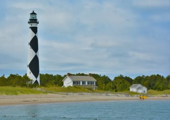 Cape Lookout Lighthouse Outer Banks New Bern, North Carolina with kids