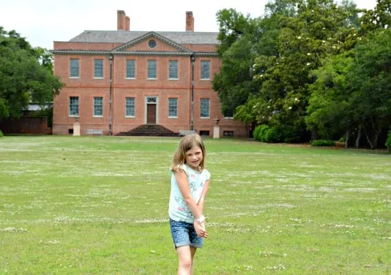 Tryon Palace and Gardens New Bern, North Carolina with kids