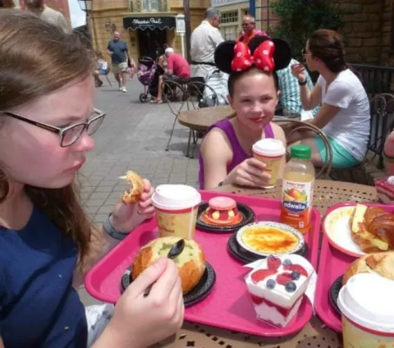 French Meal at Epcot