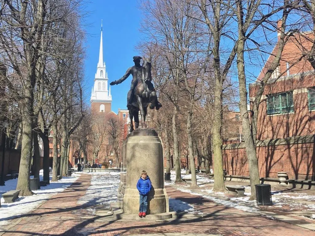 Things to do with kids in New England Freedom Trail Boston
