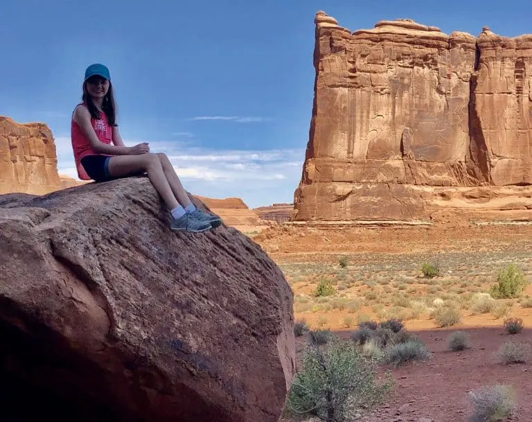 The Courthouse Trail in Arches NP