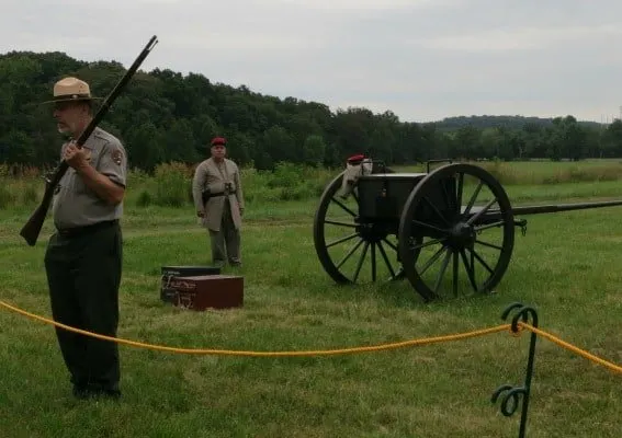 field trip tips to Northern Virginia Manassas National Battlefield Ranger