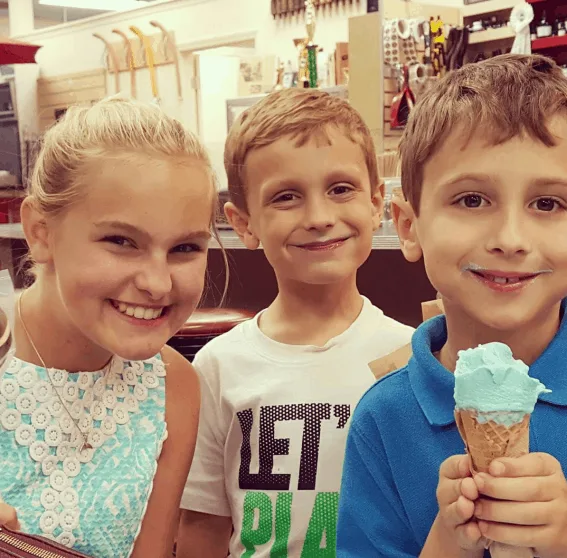 Grabbing ice cream at Loft pursuits is one of the most fun things to do in Tallhassee with kids
