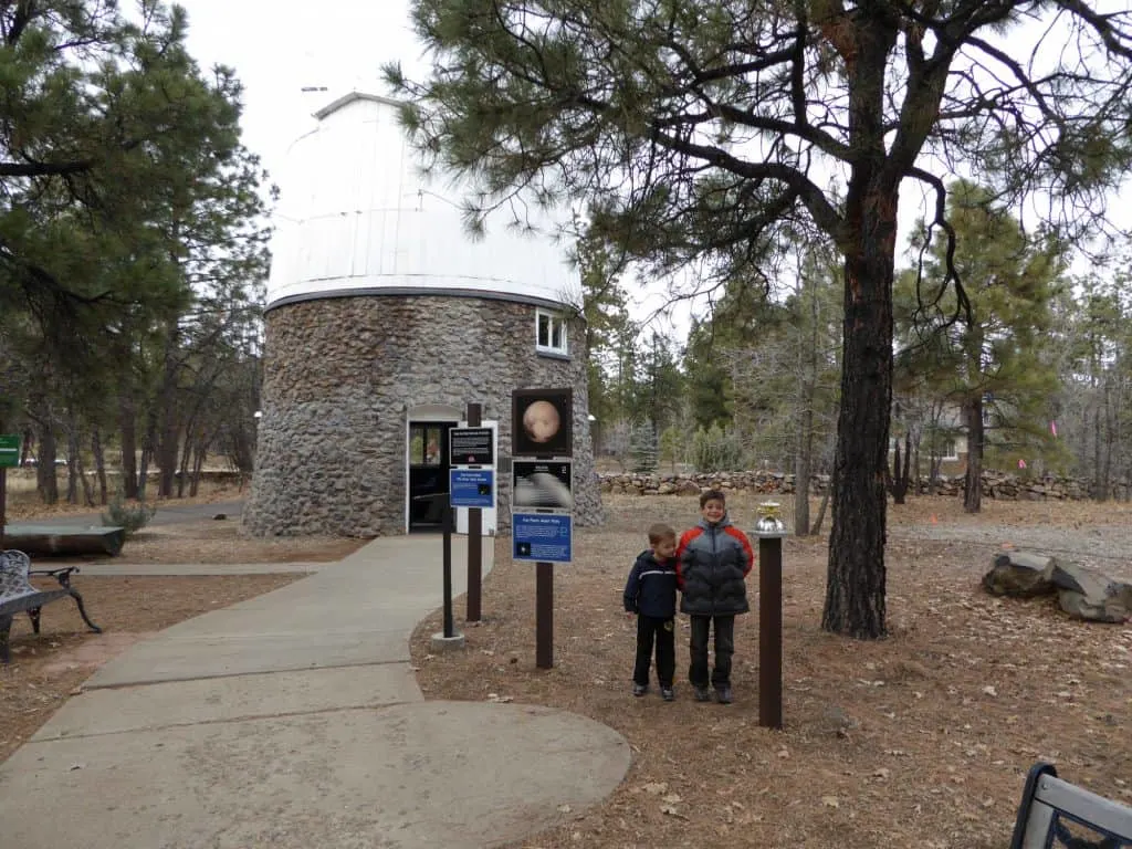 things-to-do-in-flagstaff-with-kids include the Lowell Observatory