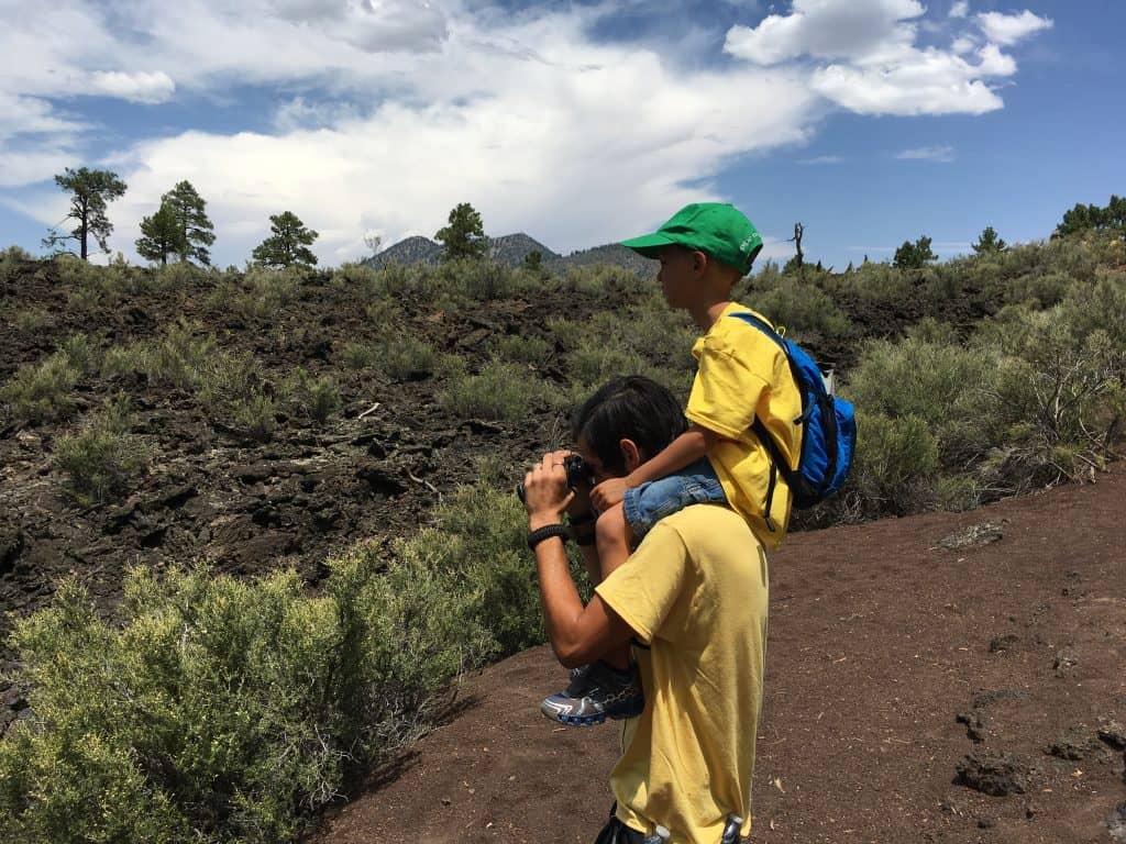 fun things-to-do-in-flagstaff-with-kids include visiting sunset crater