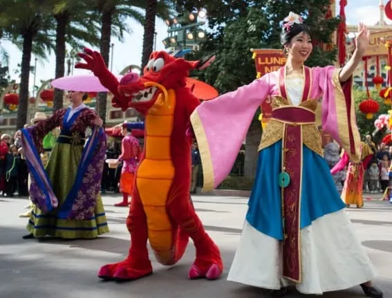 Mulan's Lunar New Year Processional