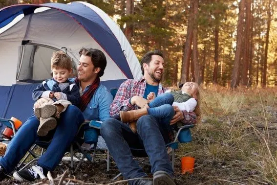 How to get your child to sleep while camping