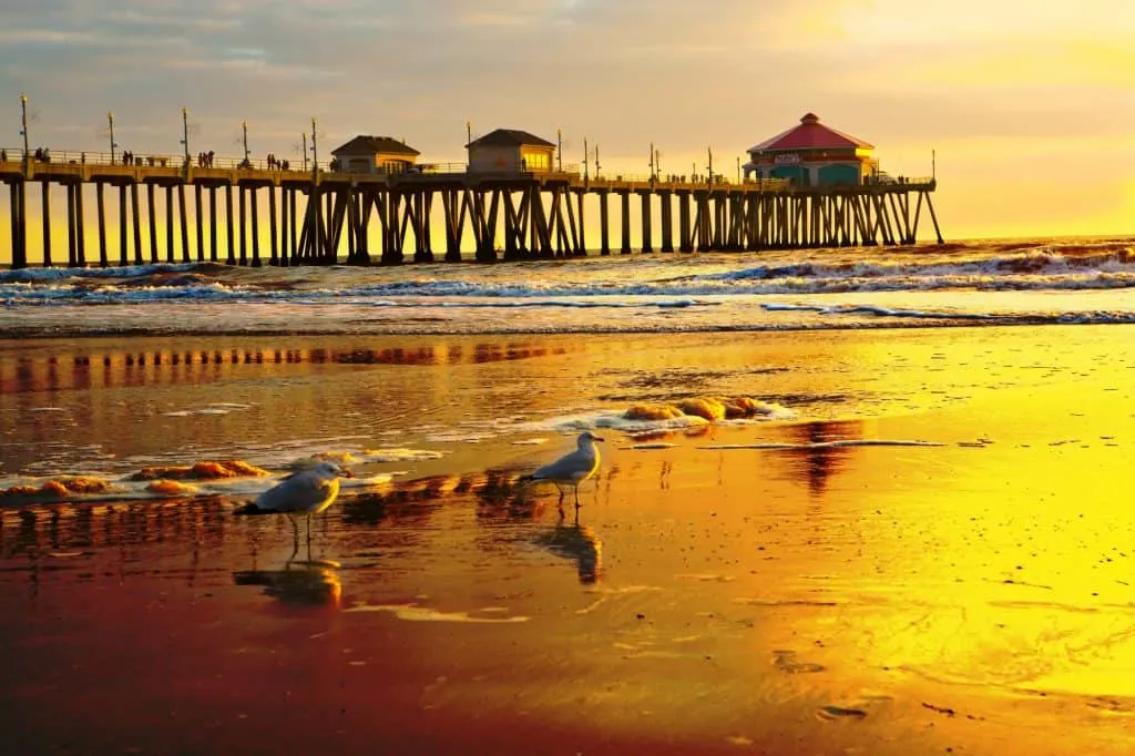 Huntington Beach is one of the beaches in California