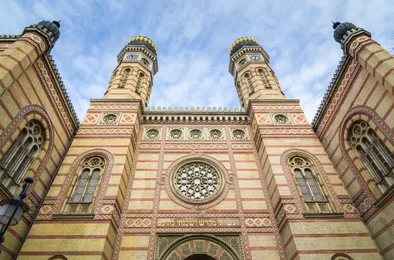 The Great Synagogue, the largest in Europe, in Budapest, Hungary