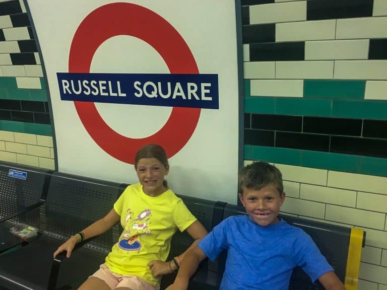 Family Trip to London on a budget includes public transportation.