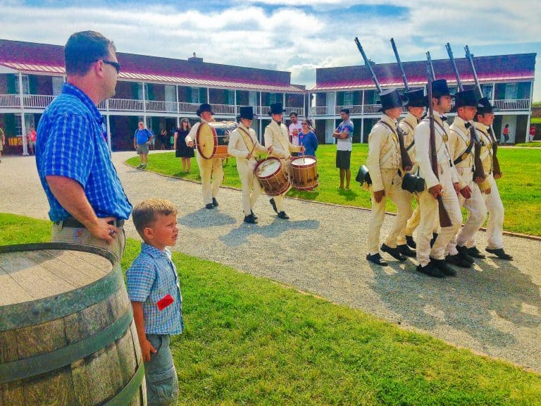 Fort McHenry is a good place to stop on your drive to Orlando