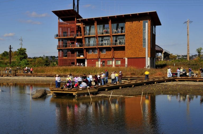 Russel W. Peterson Urban Wildlife Refuge is a kid friendly stop along I-95