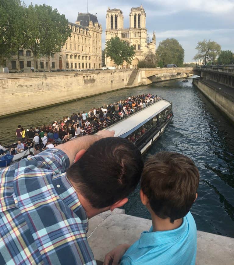 Must See in Paris with Kids the Seine River and the Notre Dame