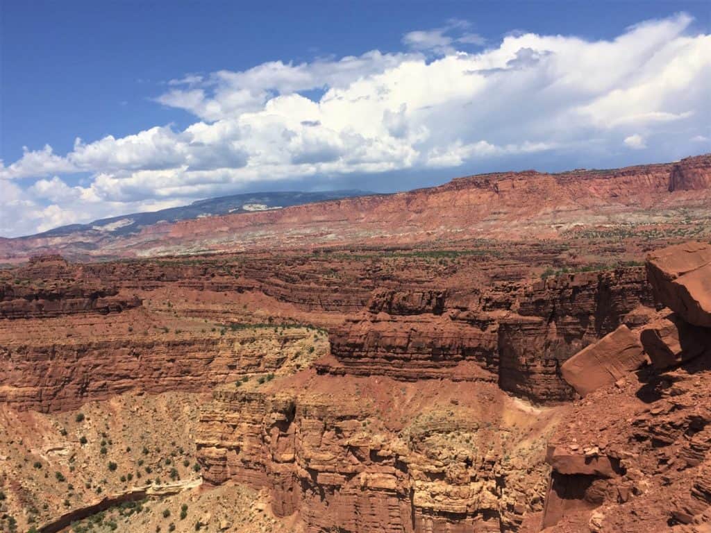 Views from Panorama Point in Capitol Reef National park