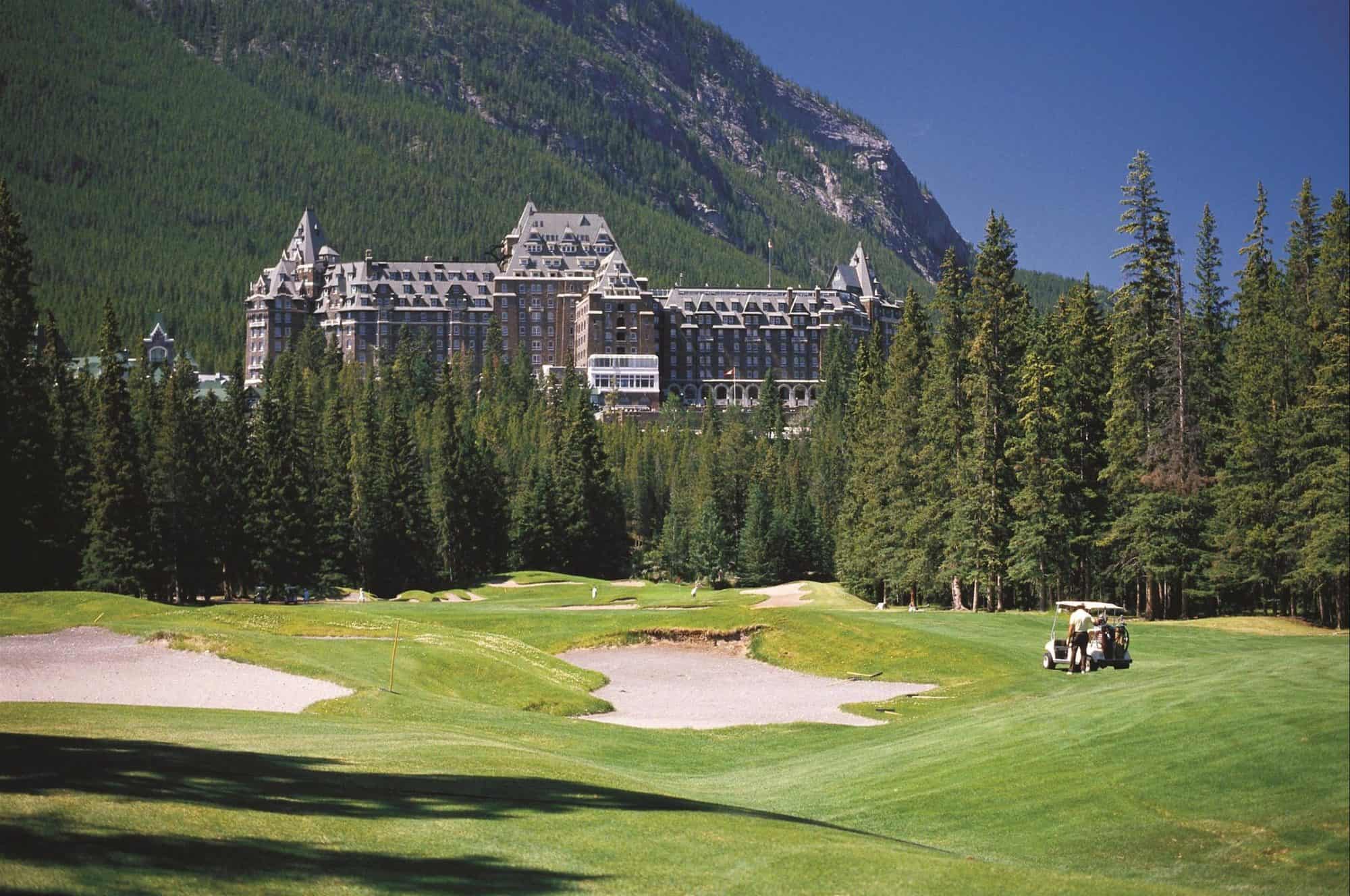 things to do in Banff with kids include golfing at the Fairmont