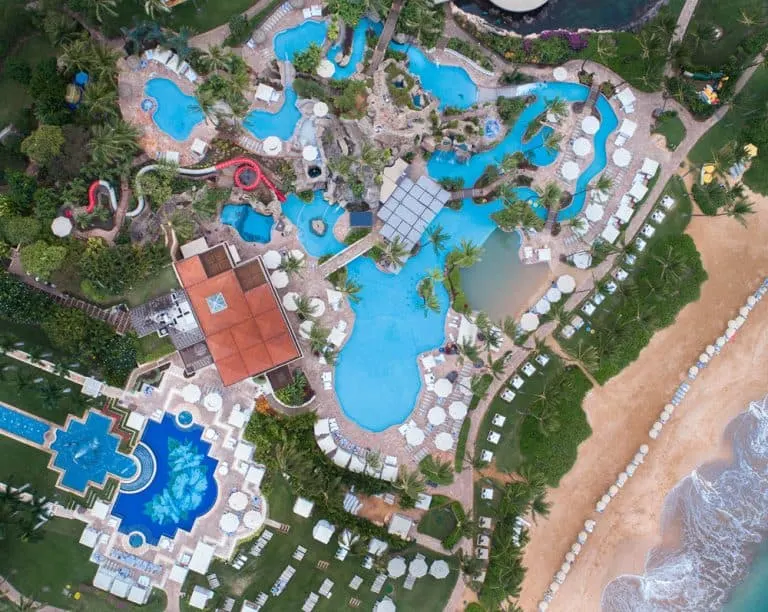 The Best Hotel Pools in Maui include the Grand Wailea