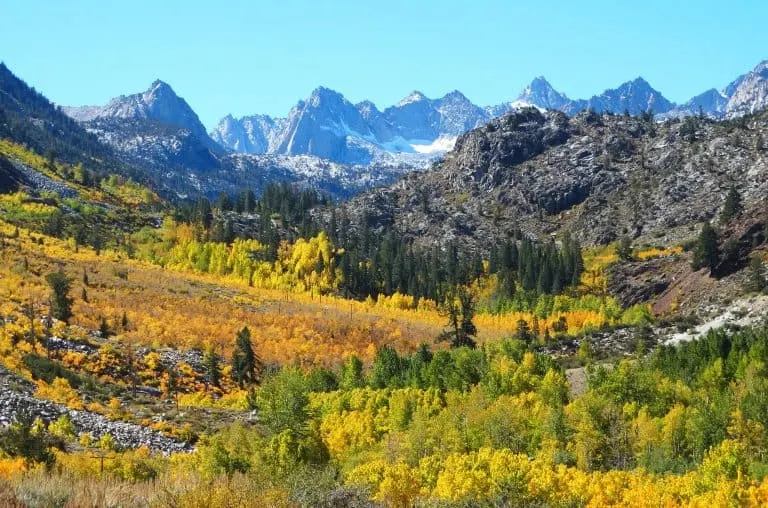 Bishop Creek Canyon in the fall