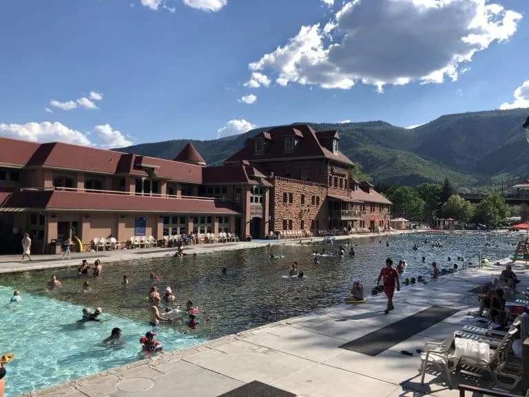 Glenwood Hot Springs Pool is one of the hotel pools in the USA