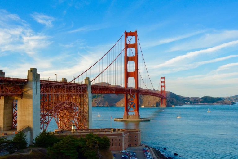 Begin Your California Road Trip with a drive across the Golden Gate Bridge.