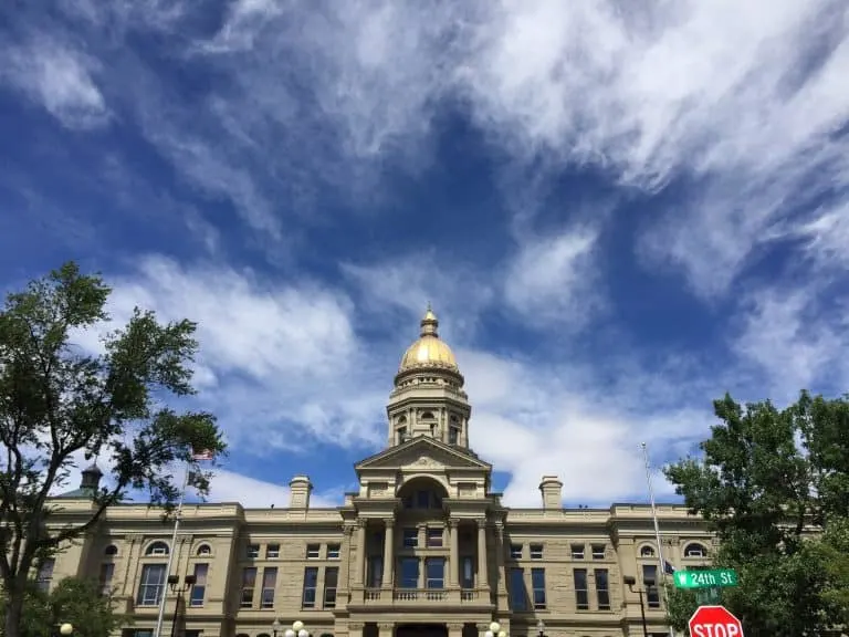 Wyoming State Capital in Cheyenne