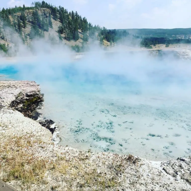 Geothermal Activity at Yellowstone National Park