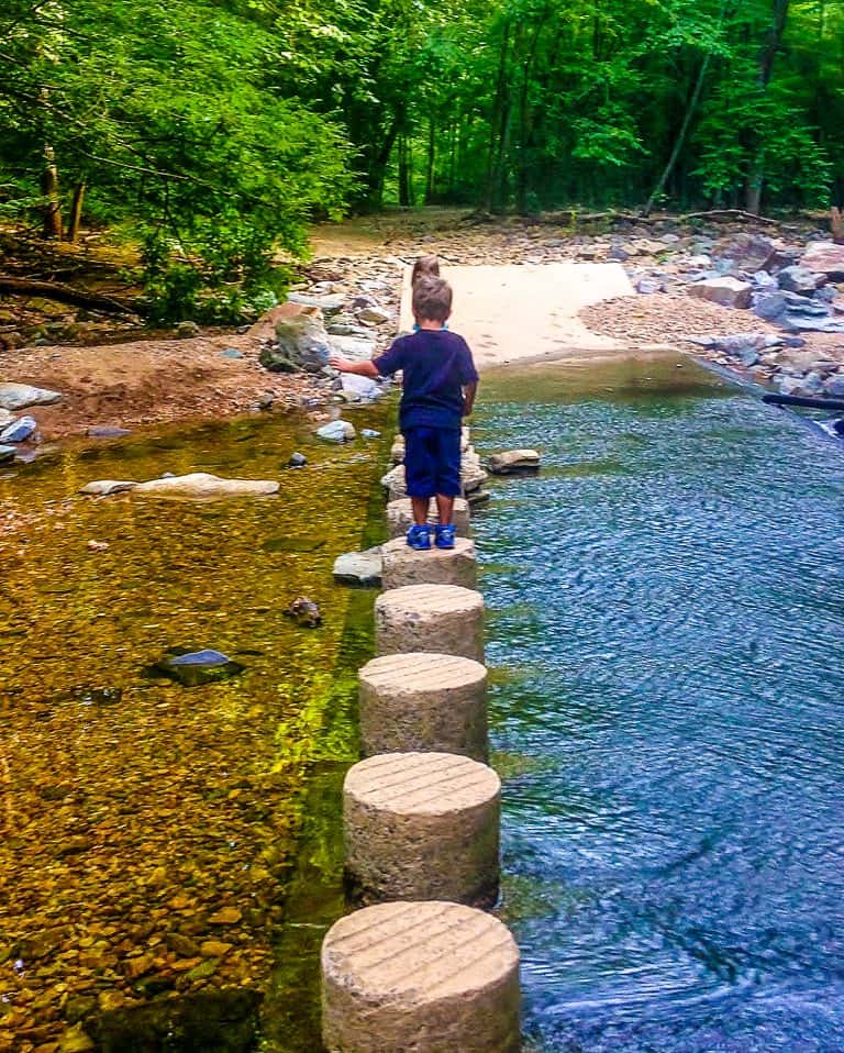 Hiking With Preschoolers at Scotts Run in Virginia