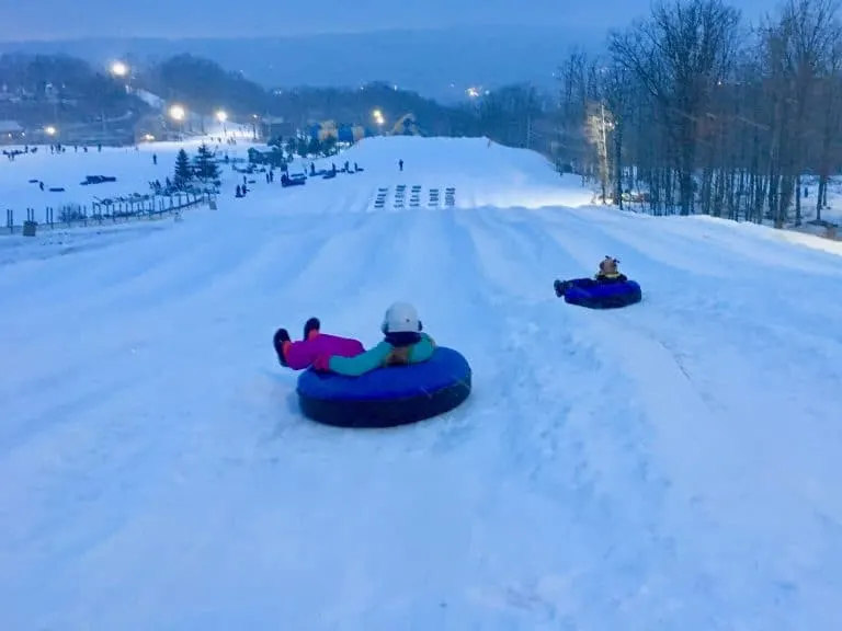 Tubing at Montage Mountain