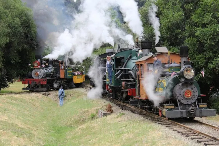 Things to do with kids in Santa Cruz - Roaring Camp Railroads 