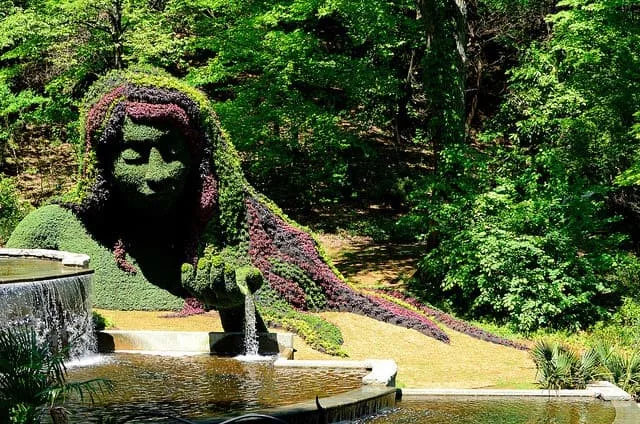 things to do in Atlanta with kids include a visit to the Botanical Gardens
