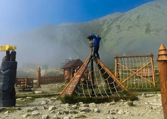 Skalnate Pleso Marmot Playground Tatra Mountains Slovakia