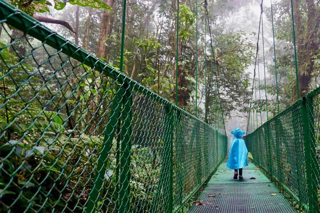 20 Incredible Things to Do in Costa Rica with Kids on a Costa Rica Family Vacation 12 Monte Verde Cloud Forest Hanging Bridges