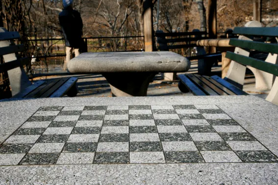 Chess & Checkers house in NYC's Central Park