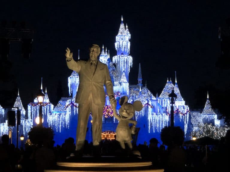 Christmas at Disneyland Cinderella Castle