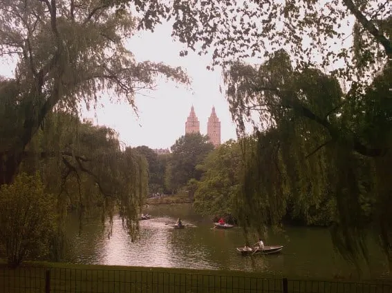 NYC Central Park boating