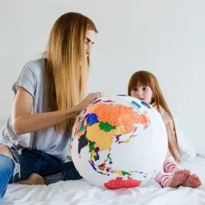 trekaroo holiday gift guide - seedling color earth inflatable ball