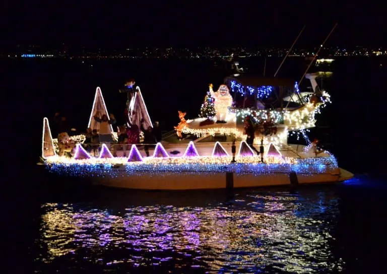 Christmas events in San Diego include the Parade of Lights