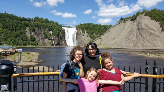 Visitors to Quebec City can feel the mist at Montmorency Falls, taller than Niagara Falls