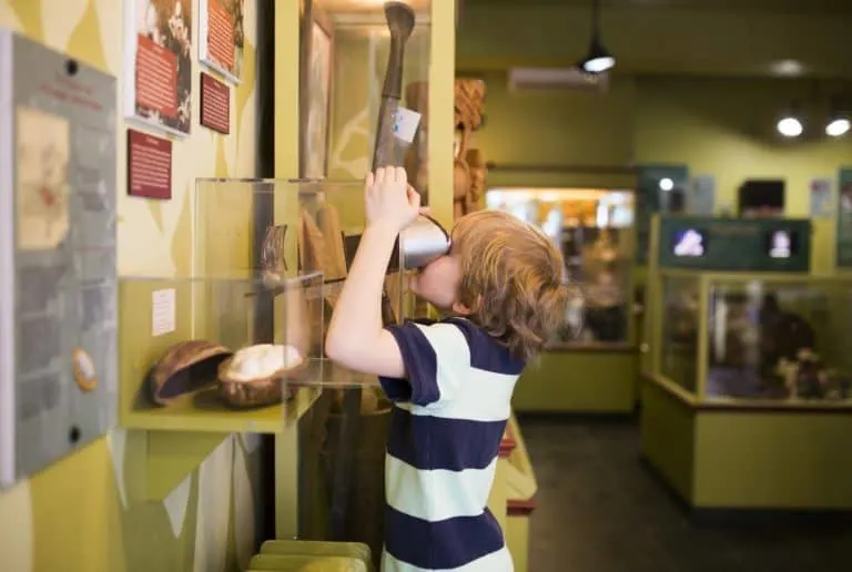 Kids at Museum in Quebec City