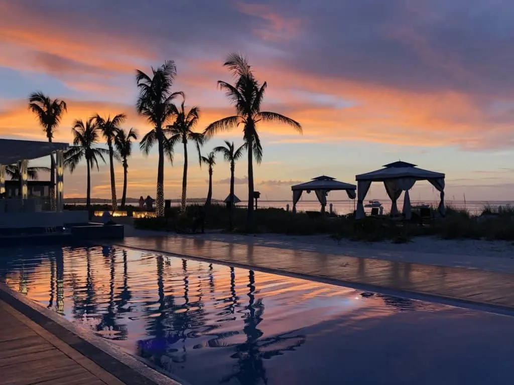 Sunset at Beaches Turks and Caicos