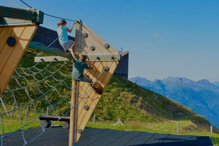 Switzerland itinerary playground at Monte Tamaro